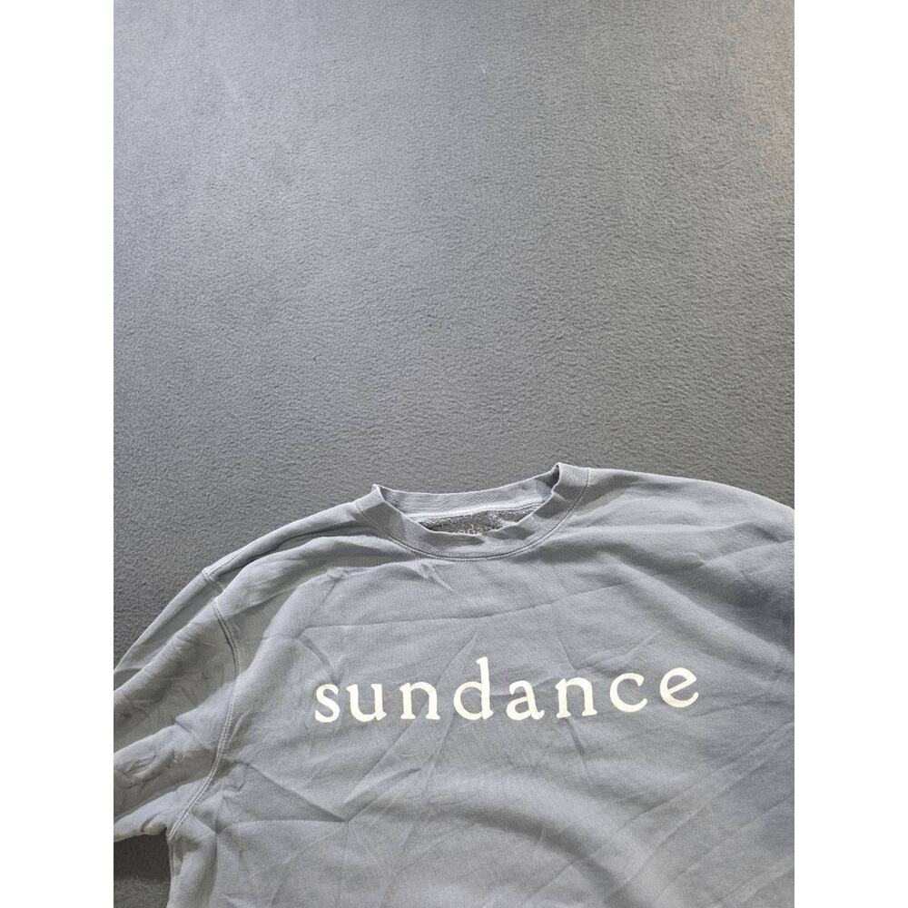 Sundance Catalog Shirt Mens L Gray pullover Short Sleeve Crewneck Logo A011327 - Picture 4 of 6